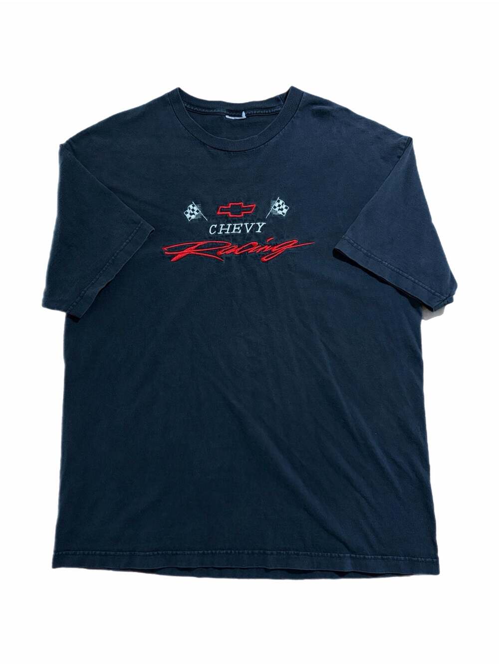 Vintage Chevrolet Racing Embroidered Graphic T-Shirt